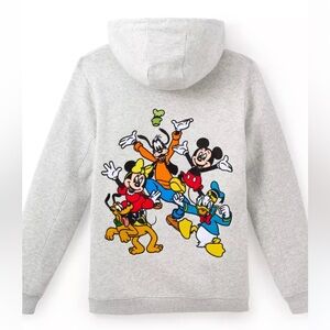 Disney Mickey Mouse and Friends Zip Hoodie for Adults